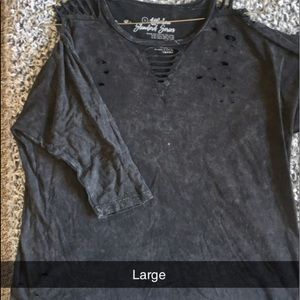 Distressed Vintage Affliction top